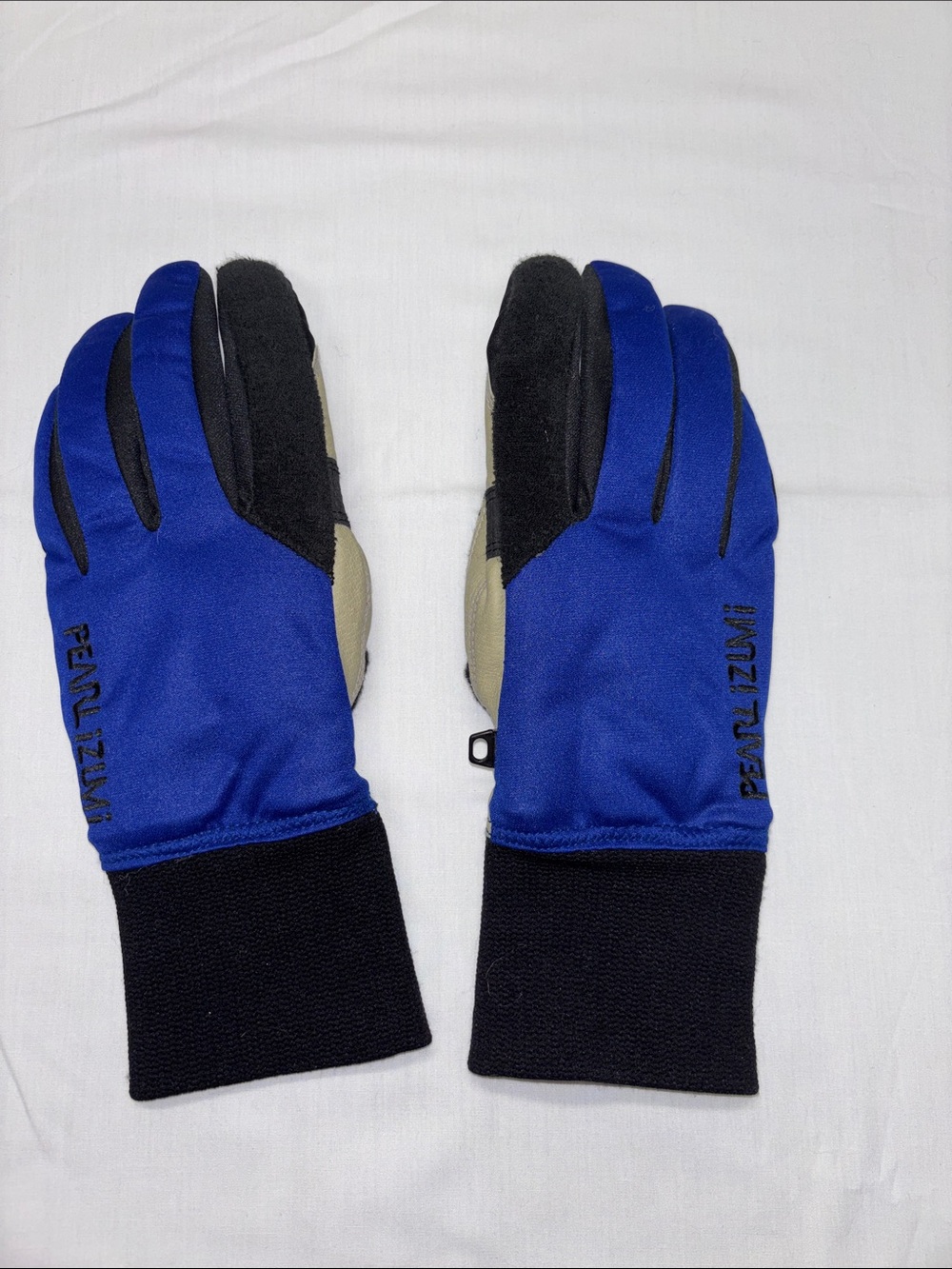 Pearl Izumi fleece lined leather cold weather cycling gloves M